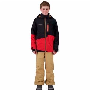 Obermeyer Black and Red ski Jacket and bibs